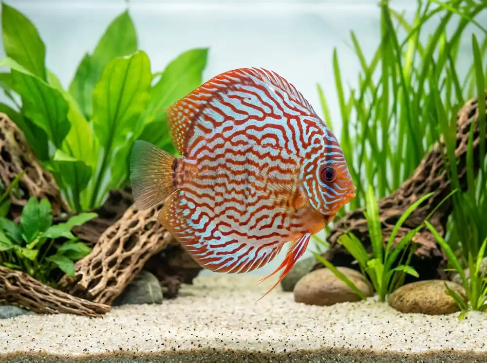 Top-Seller Rot-Türkis Diskus 11-12 cm